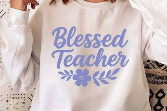 Blessed Teacher SVG, Retro Teacher PNG Review