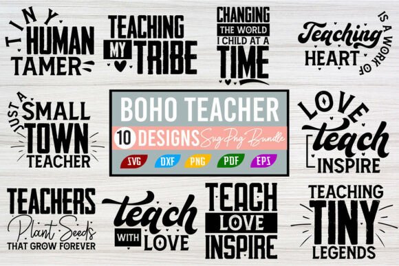 Boho Teacher Svg Png Bundle: A Designer's Take