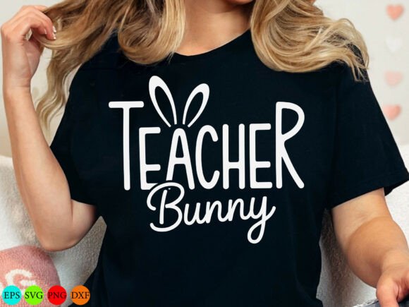 Bunny Teacher SVG: A Charming Easter Embroidery Design