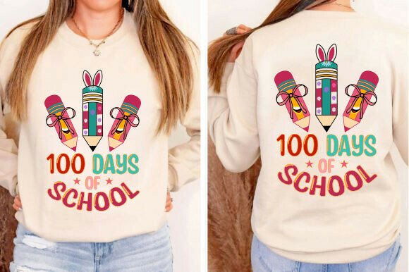 Celebrating 100 Days of School with a Pencil PNG