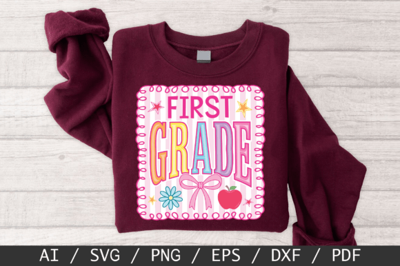 First Grade SVG: A Striped School Design Review