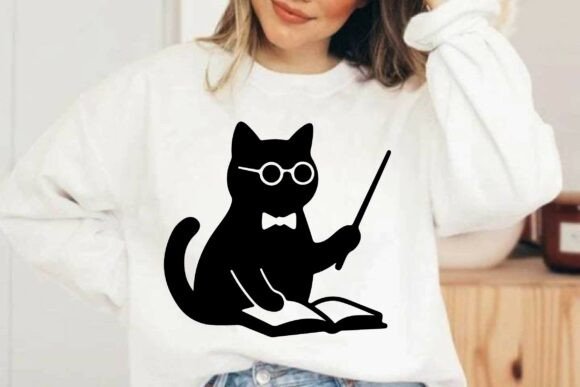 Funny Cat Teacher SVG PNG: A Whimsical Addition