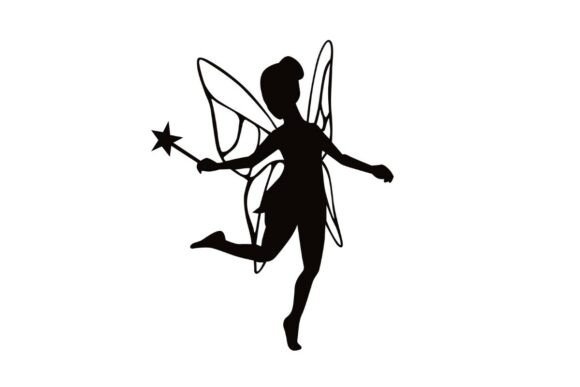 Playful Dancing Fairy: A Whimsical Addition to Your Embroidery