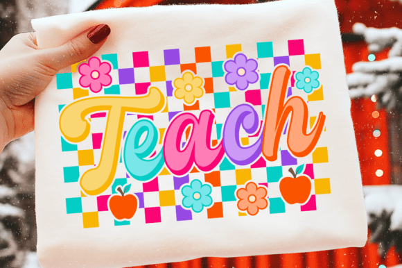 Retro Teach Svg: A Nostalgic Embroidery Design
