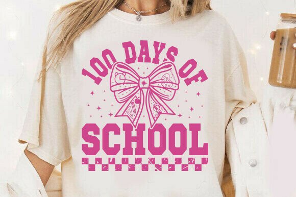 Review: 100 Days of School SVG Coquette Bow