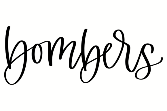 Reviewing Bombers: A Stylish Script for Embroidery