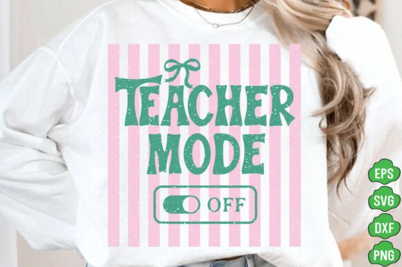 Teacher Mode Off: A Versatile Embroidery Design