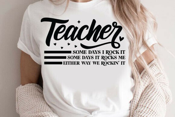 Teacher SVG: A Fun and Relatable Design
