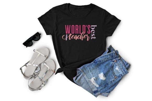 World's Best Teacher SVG PNG for T-Shirts